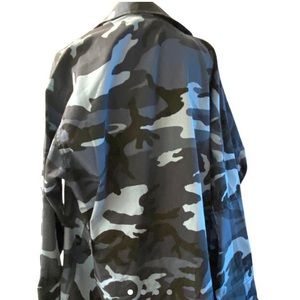 Rothco Blue Camo Collared Jacket W/ Multiple Pockets!